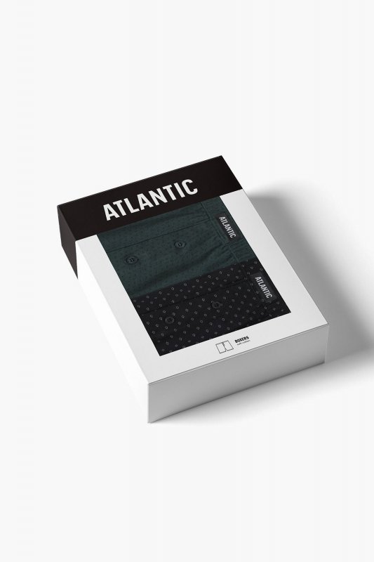 Atlantic Bokserki 059 2-pak cza/szg