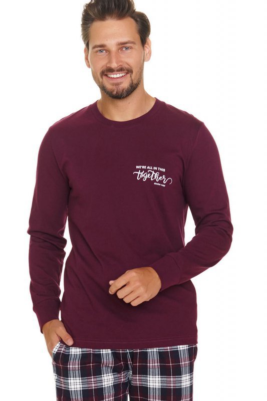 Doctornap Piżama męska PMB 7101 burgund