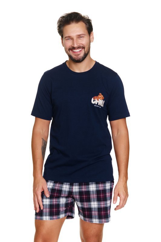 Doctornap Piżama męska PMB 7201 navy blue