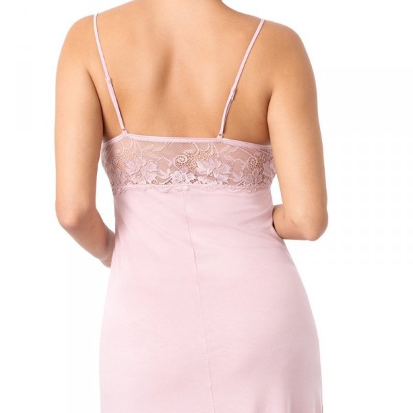 Donna Koszula nocna Jasmine long pudrowy róż