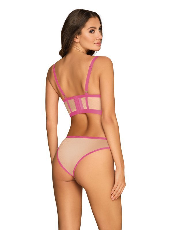 Obsessive Top i figi Nudelia neon pink