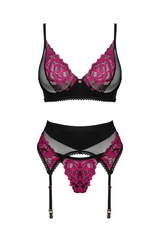 Obsessive Komplet 3-częściowy Rosenty milticoloured