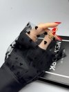 MANSCHETTE 5in1 schwarz mit herzen