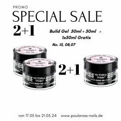PROMO 2+1 (build gel no 15 + 08 + 07) 50 ml
