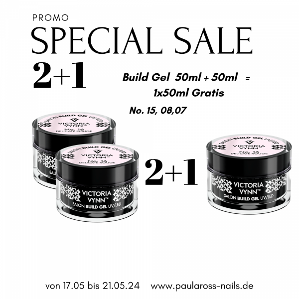 PROMO 2+1 (build gel no 15 + 08 + 07) 50 ml