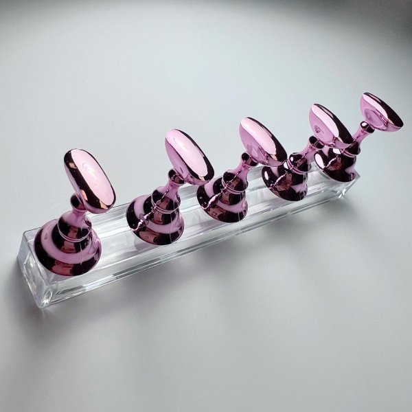 Magnetic Nail Holder Stand PINK