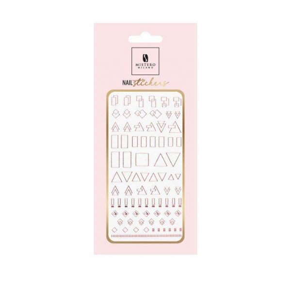 Nail Stickers STYLE 6 ROSE GOLD - Mistero Milano
