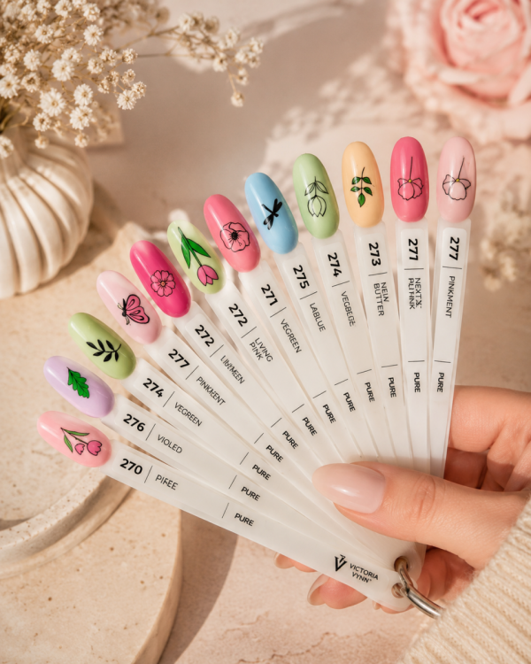 E-Book zum Ausdrucken Nail Art Book Flowers 6 Seiten (über 150 Designs) 97 PLN