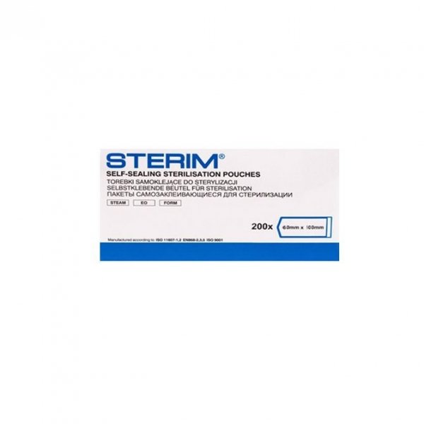 Sterilisationsbeutel 200st. STERIM 60mm x 100mm