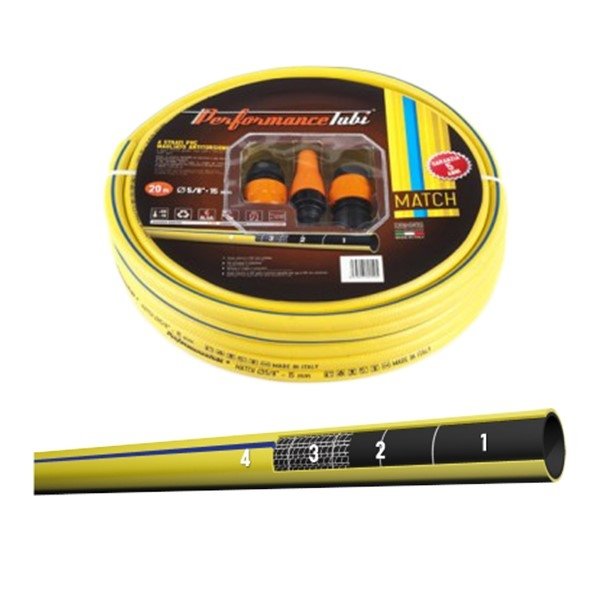 Wąż ogrodowy MATCH 1/2&quot; - 12,5mm - 15m + KIT