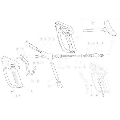 Pistolet RL600 3/8&quot; F - 3/8&quot; F