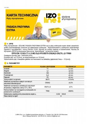 Lubau Styropian FASADA PASYWNA EXTRA 032 Paczka
