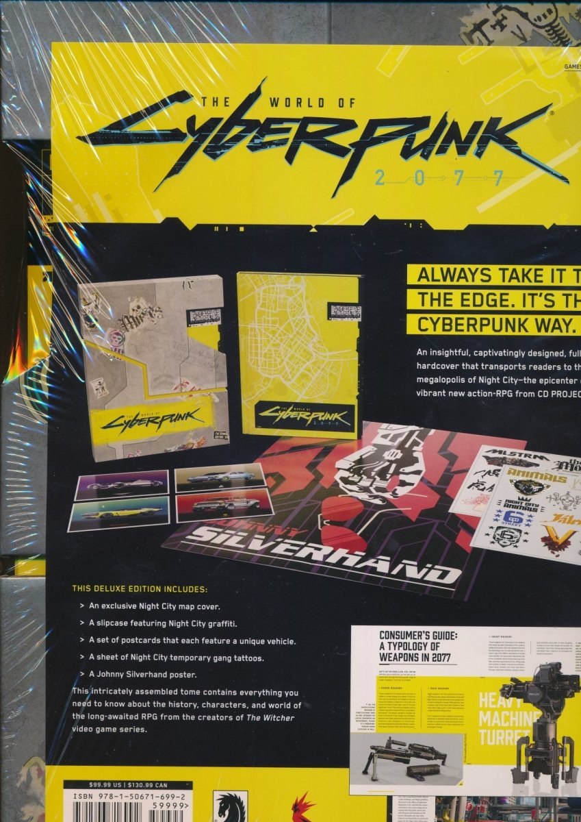 WORLD OF CYBERPUNK 2077 DELUXE EDITION HC [9781506716992