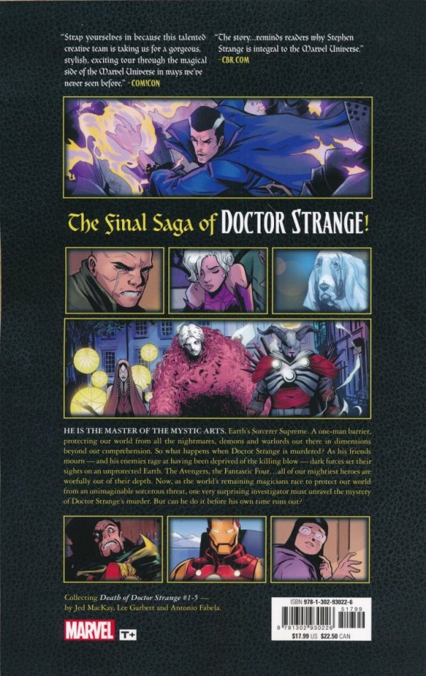 DEATH OF DOCTOR STRANGE TP [9781302930226]
