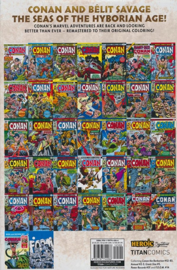 CONAN THE BARBARIAN THE ORIGINAL COMICS OMNIBUS VOL 03 HC [VARIANT] [9781787744066] **OFERTA SPECJALNA**