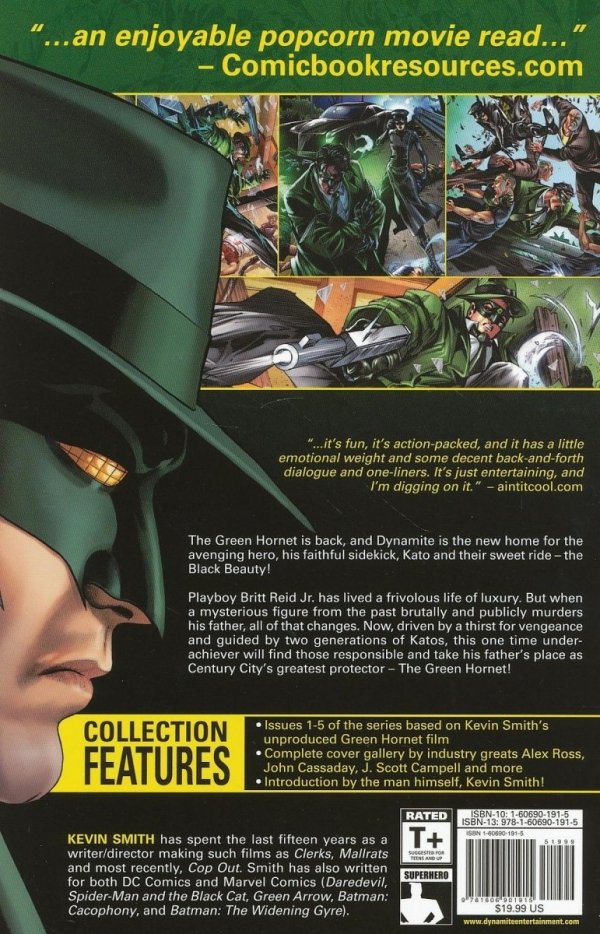 GREEN HORNET VOL 01 SINS OF THE FATHER TP [9781606901915] **promocja TOMY**
