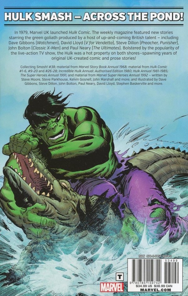 HULK FROM THE MARVEL UK VAULTS TP [9780785159742] **promocja TOMY**
