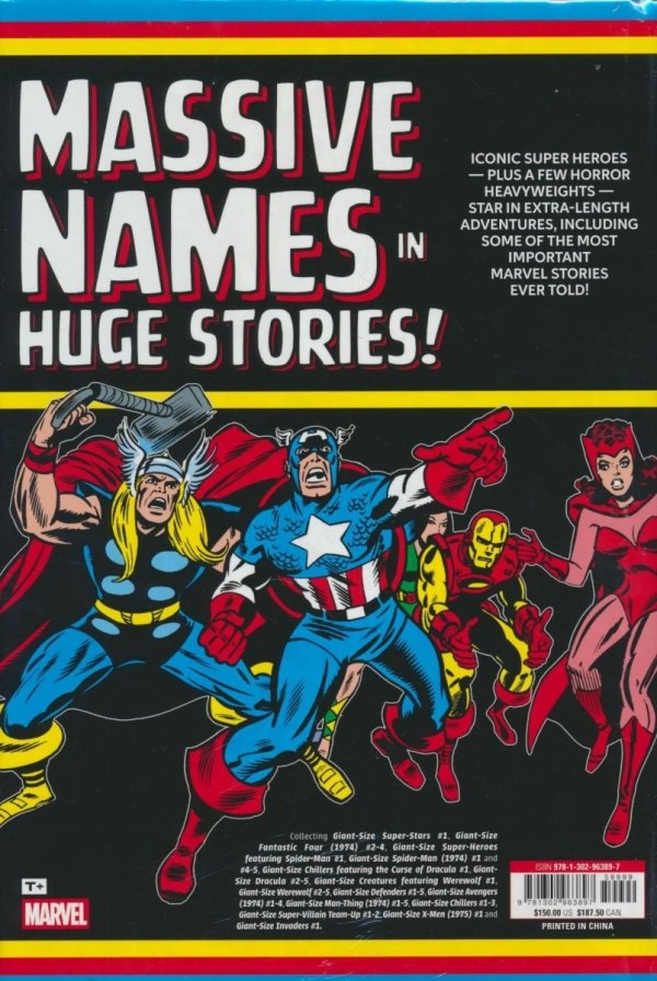 GIANT-SIZE MARVEL OMNIBUS HC [VARIANT] [9781302963897] **PROMOCJA TOMY**