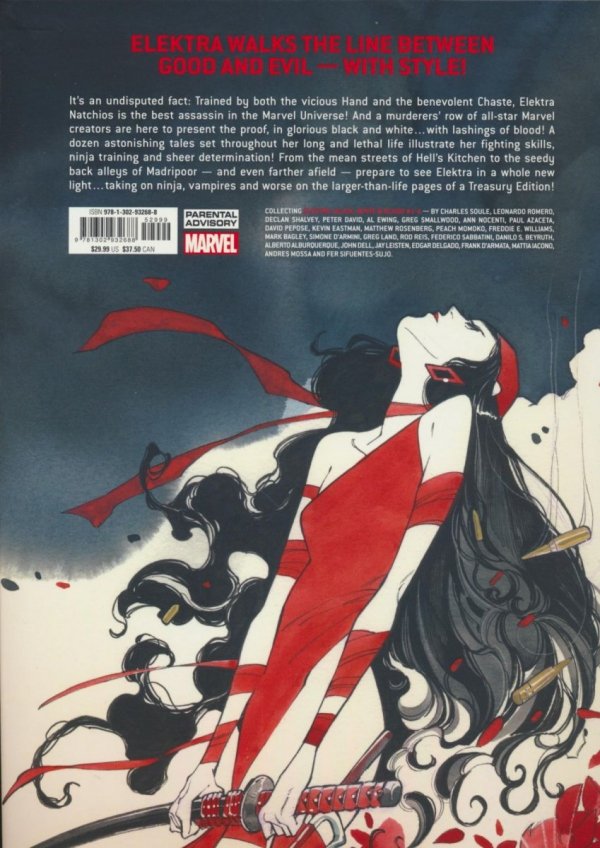 ELEKTRA BLACK WHITE AND BLOOD TREASURY EDITION TP [9781302932688]