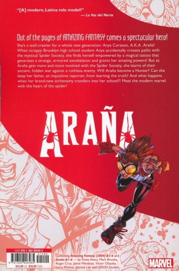 ARANA HERE COMES THE SPIDER-GIRL TP [9781302926465] **promocja TOMY**