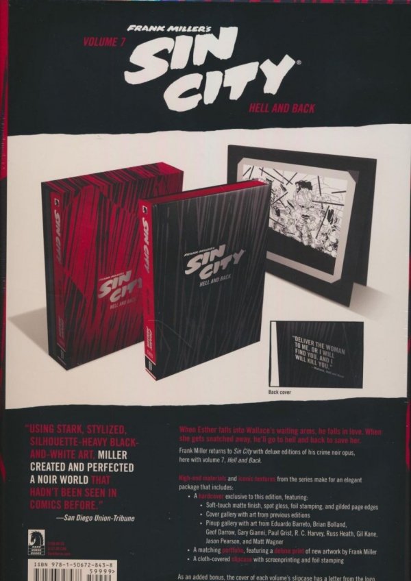 SIN CITY DELUXE EDITION VOL 07 HELL AND BACK HC [9781506728438]