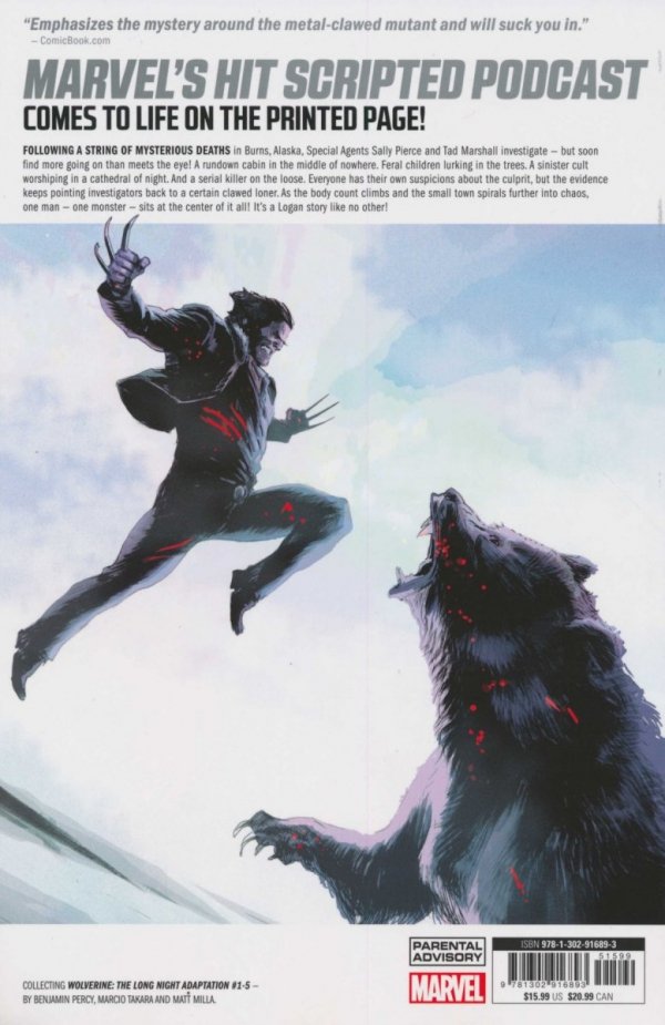 WOLVERINE THE LONG NIGHT TP [9781302916893]