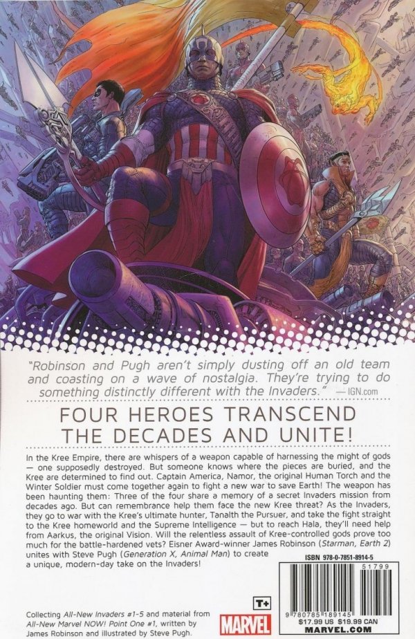 ALL-NEW INVADERS VOL 01 GODS AND SOLDIERS TP [9780785189145] **promocja TOMY**