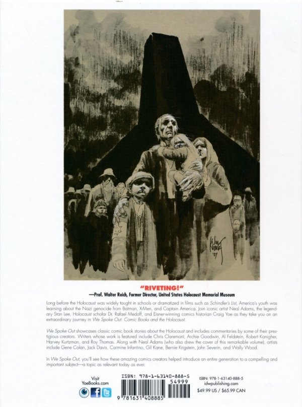 WE SPOKE OUT COMIC BOOKS AND THE HOLOCAUST HC [9781631408885]