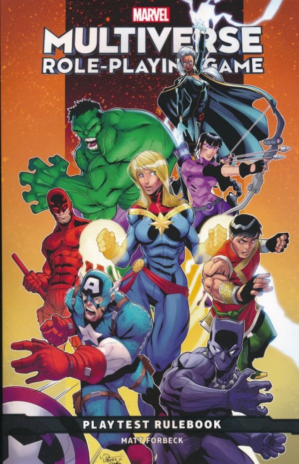 MARVEL MULTIVERSE ROLE-PLAYING GAME PLAYTEST RULEBOOK TP [VARIANT] [9781302934255] **promocja TOMY**