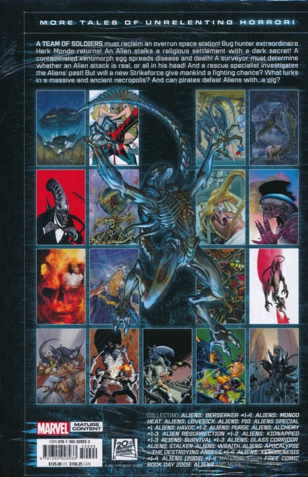 ALIENS THE ORIGINAL YEARS OMNIBUS VOL 03 HC [VARIANT] [9781302928933] **promocja TOMY**