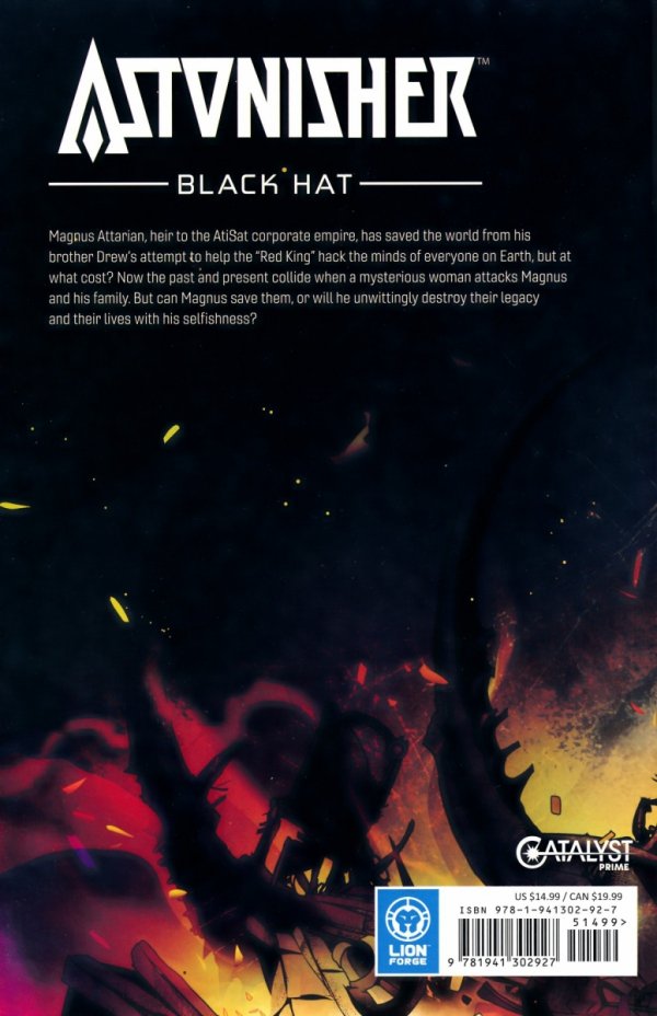 CATALYST PRIME ASTONISHER VOL 03 BLACK HAT TP [9781941302927] **OFERTA SPECJALNA**