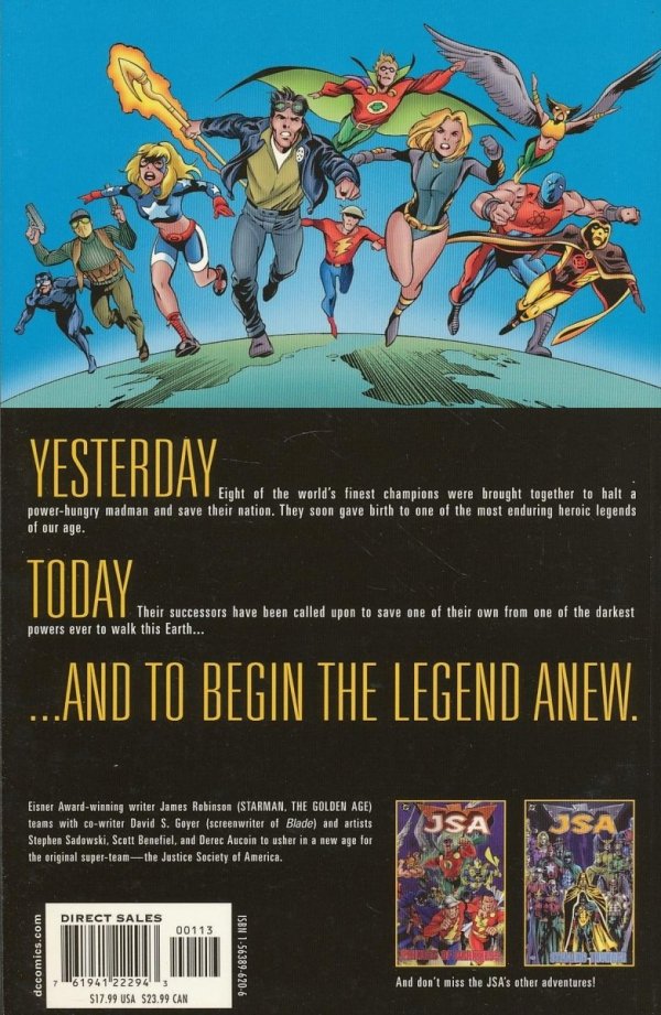 JSA VOL 01 JUSTICE BE DONE TP [9781563896200]