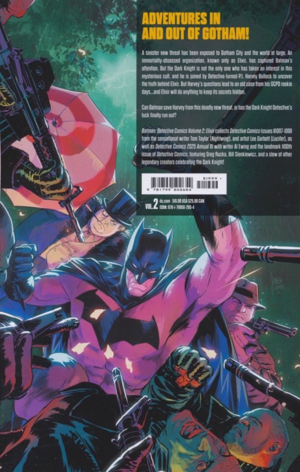 BATMAN DETECTIVE COMICS VOL 02 ELIXIR TP [9781799502654]