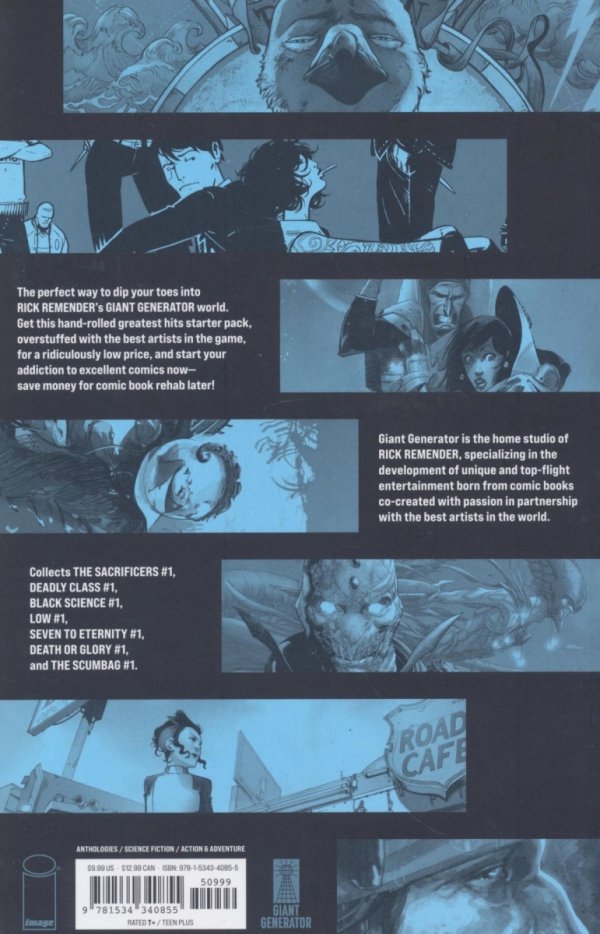 GIANT GENERATOR FIRST ISSUE SAMPLER VOL 01 GATEWAY DRUGS TP [9781534340855]