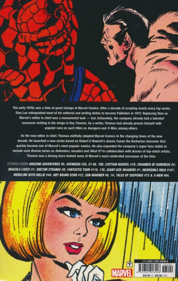 MARVEL VISIONARIES ROY THOMAS TP [9781302918408] **promocja TOMY**
