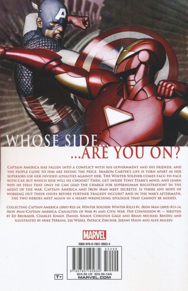CIVIL WAR CAPTAIN AMERICA IRON MAN TP [9780785195634] **OFERTA SPECJALNA**