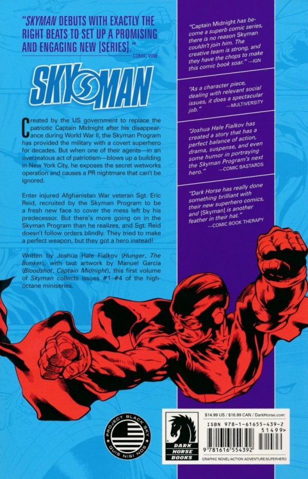 SKYMAN VOL 01 THE RIGHT STUFF TP [9781616554392] **promocja TOMY**