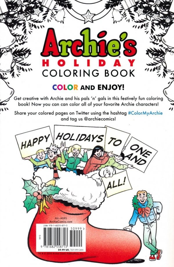 ARCHIES HOLIDAY COLORING BOOK TP [9781682558713]