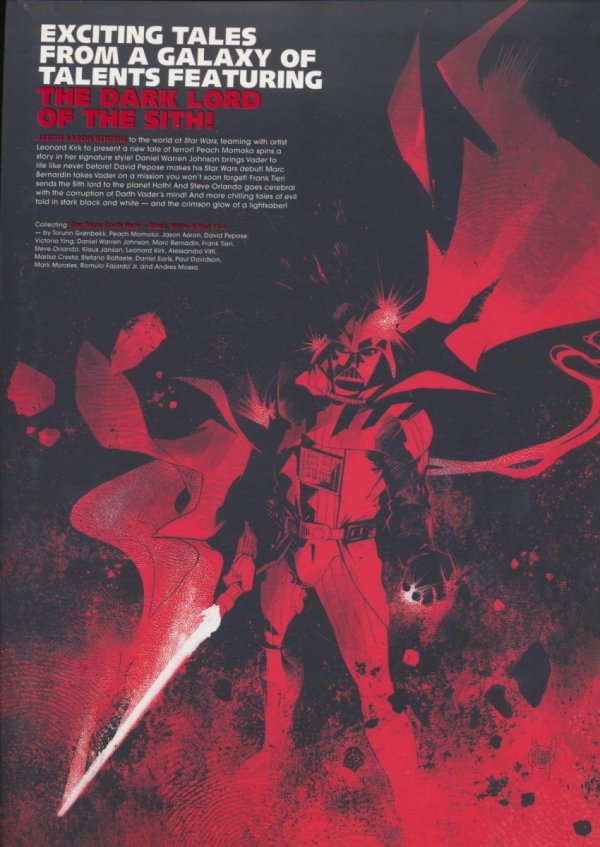 STAR WARS DARTH VADER BLACK WHITE AND RED TREASURY EDITION TP [9781302952143]