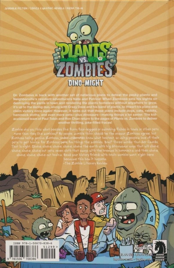 PLANTS VS ZOMBIES DINO-MIGHT HC [9781506708386]