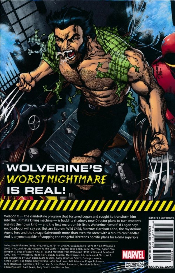 WEAPON X THE RETURN OMNIBUS HC [STANDARD] [9781302911829] **promocja TOMY**