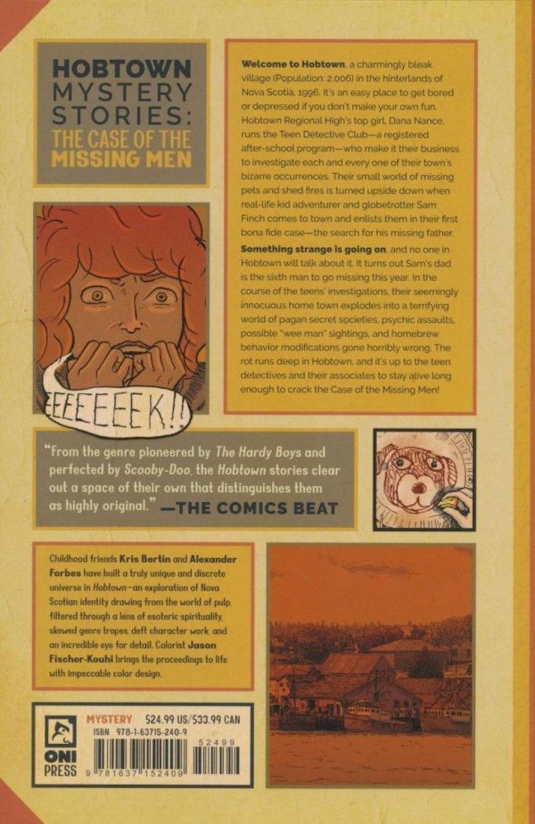 HOBTOWN MYSTERY STORIES VOL 01 THE CASE OF THE MISSING MEN TP [9781637152409]