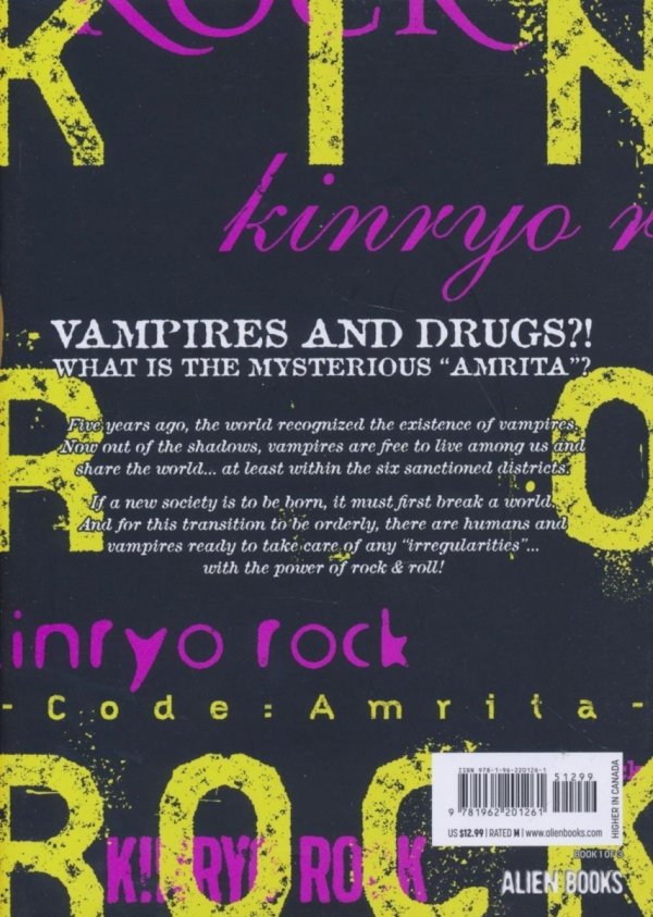 KINRYO ROCK CODE AMRITA VOL 01 TP [9781962201261]