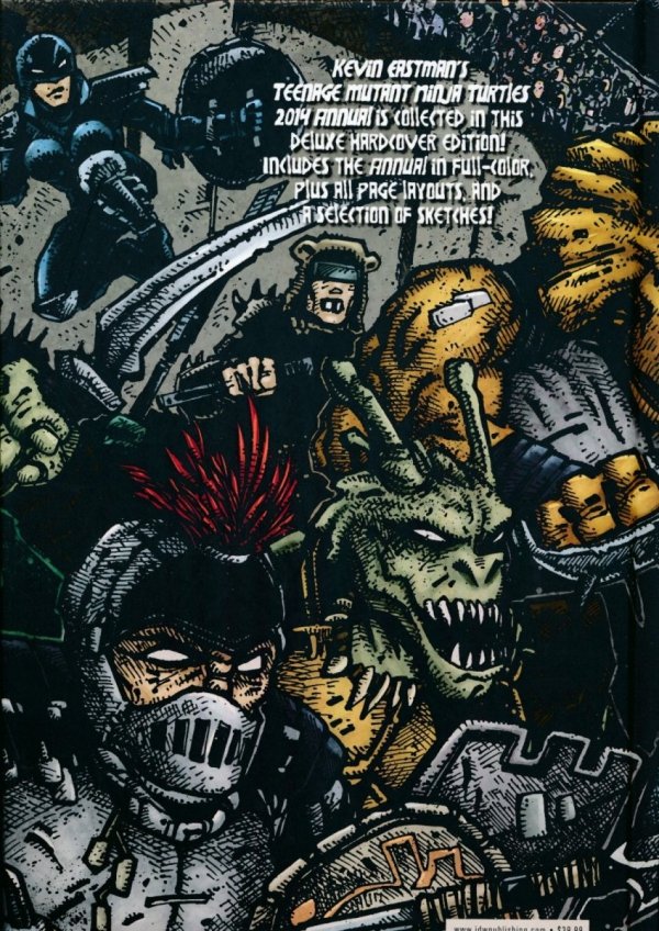 TEENAGE MUTANT NINJA TURTLES 2014 ANNUAL DELUXE EDITION HC [9781631404719] **promocja TOMY**