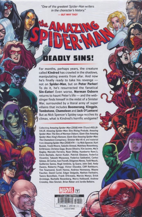 AMAZING SPIDER-MAN BY NICK SPENCER OMNIBUS VOL 02 HC [VARIANT] [9781302954130] **promocja TOMY**