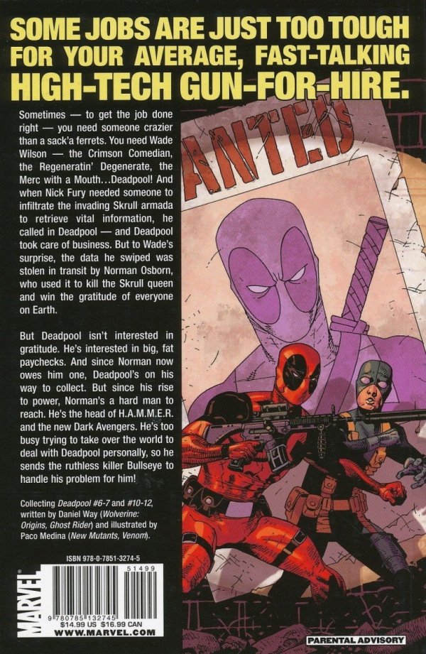 DEADPOOL VOL 02 DARK REIGN TP [9780785132745] **PROMOCJA TOMY**