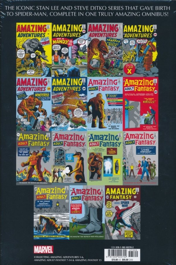AMAZING FANTASY OMNIBUS VOL 01 HC [STANDARD] [9781302922702] **promocja TOMY**