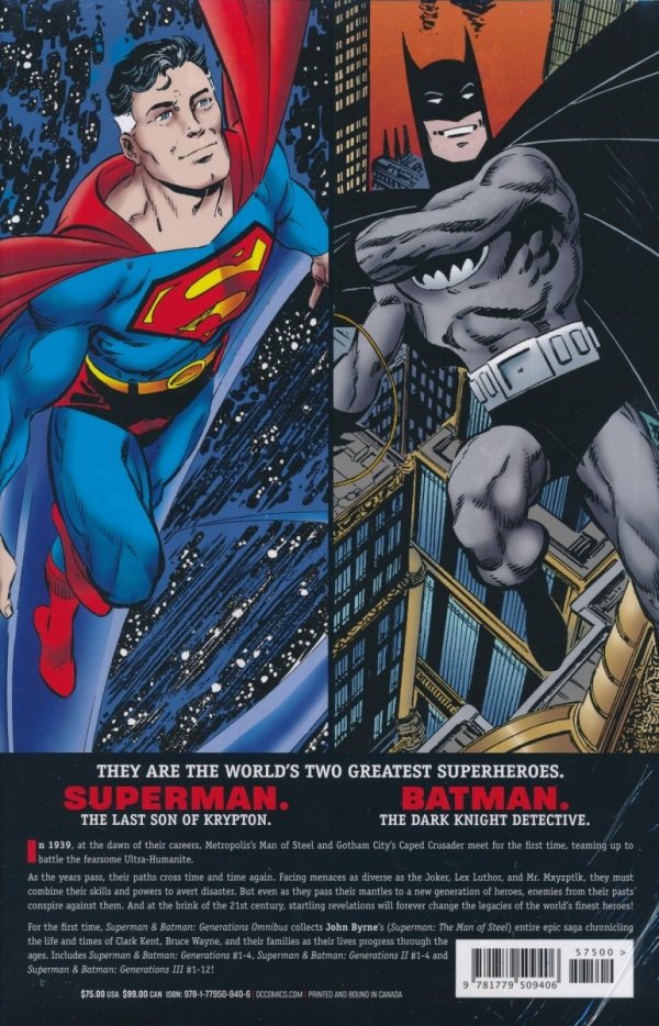 SUPERMAN AND BATMAN GENERATIONS OMNIBUS HC [9781779509406] **promocja TOMY**