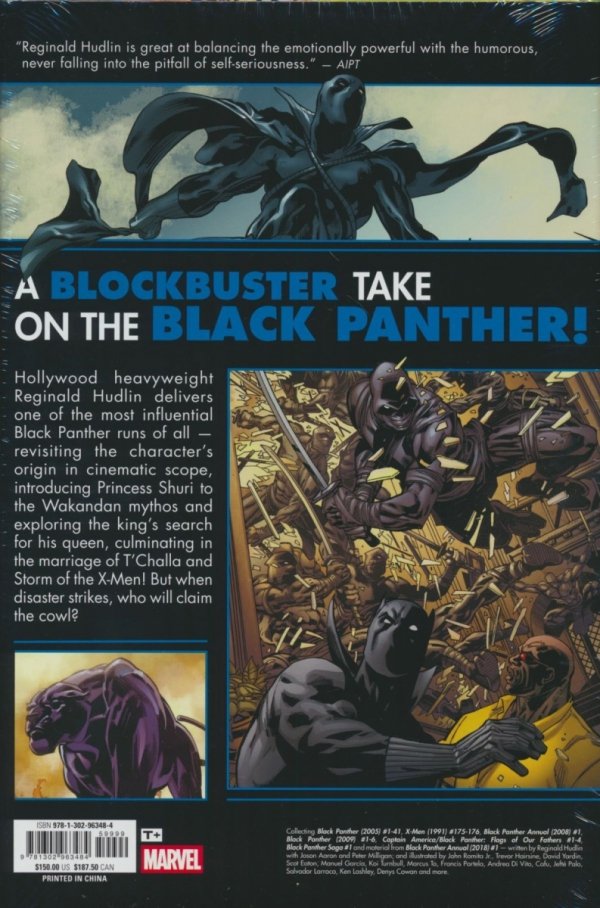 BLACK PANTHER BY REGINALD HUDLIN OMNIBUS HC [STANDARD] [9781302963484] **promocja TOMY**