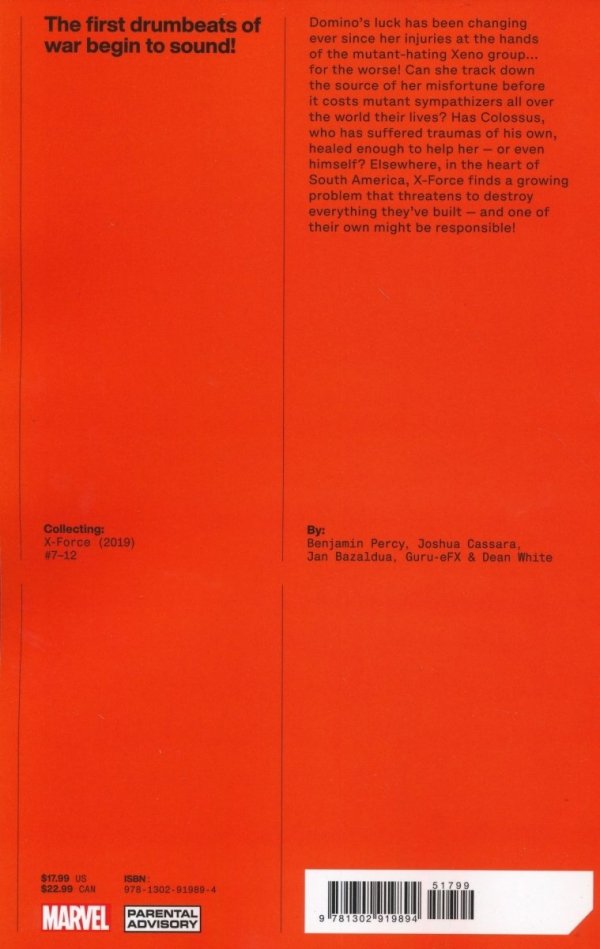 X-FORCE BY BENJAMIN PERCY VOL 02 TP [9781302919894]